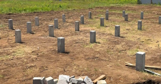 Фундамент на забивных жб сваях под ключ в Мысках - фундамент из забивных железобетонных свай цена от 3204 руб/м2